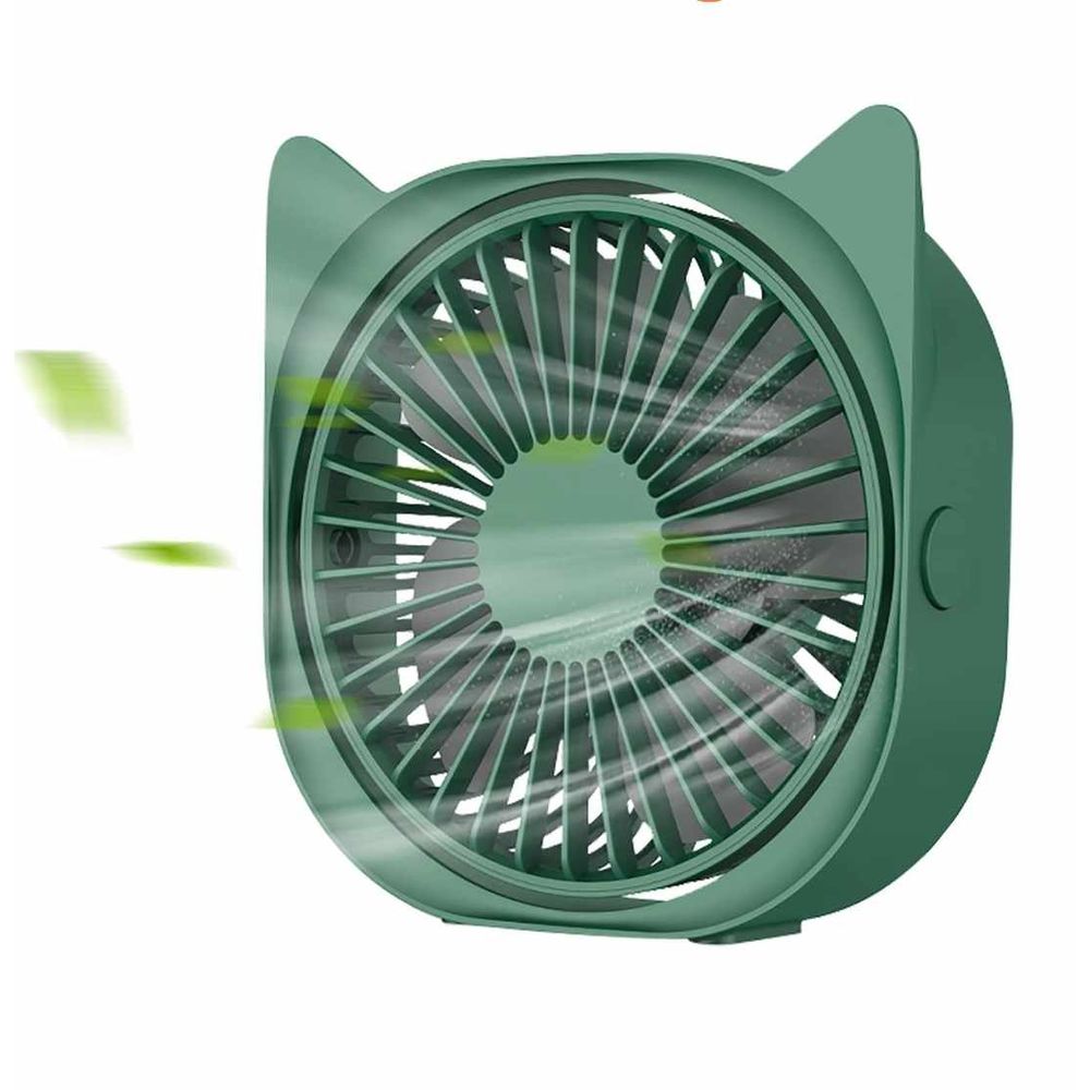 Ventilador USB con Orejas de Gatito para Oficina Cuarto Habitacion