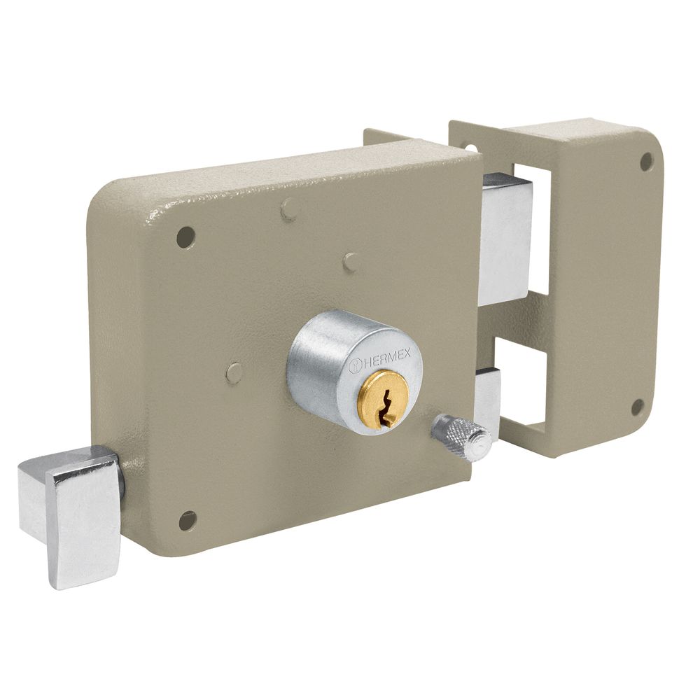 Chapa Cerradura de Sobreponer Derecha Hermex 43576