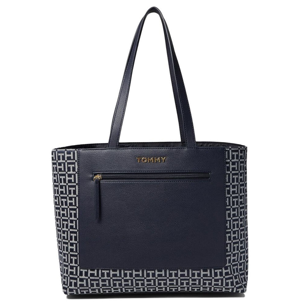 Cartera TOMMY HILFIGER Alexis II Tote Square Monogram Jacquard