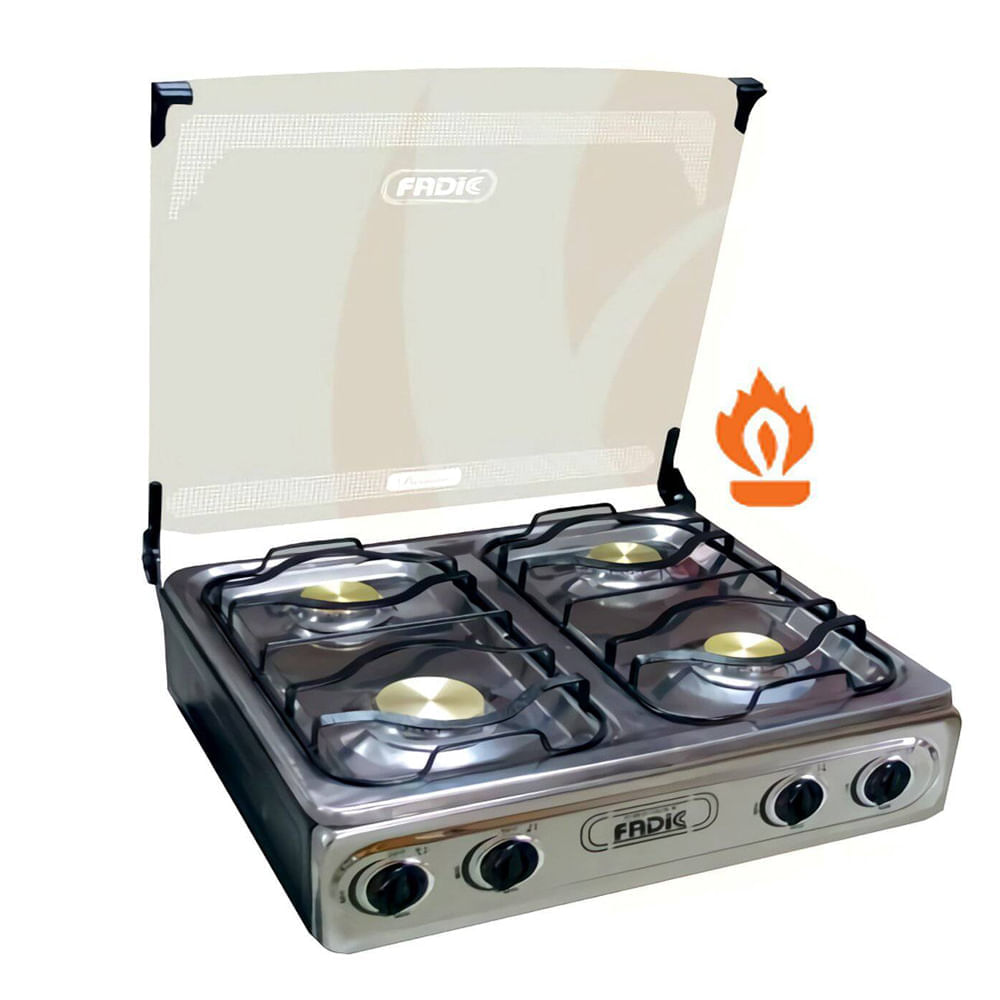 Cocina de mesa Fadic  con tapa de vidrio PASSIONE clásic 22 4H