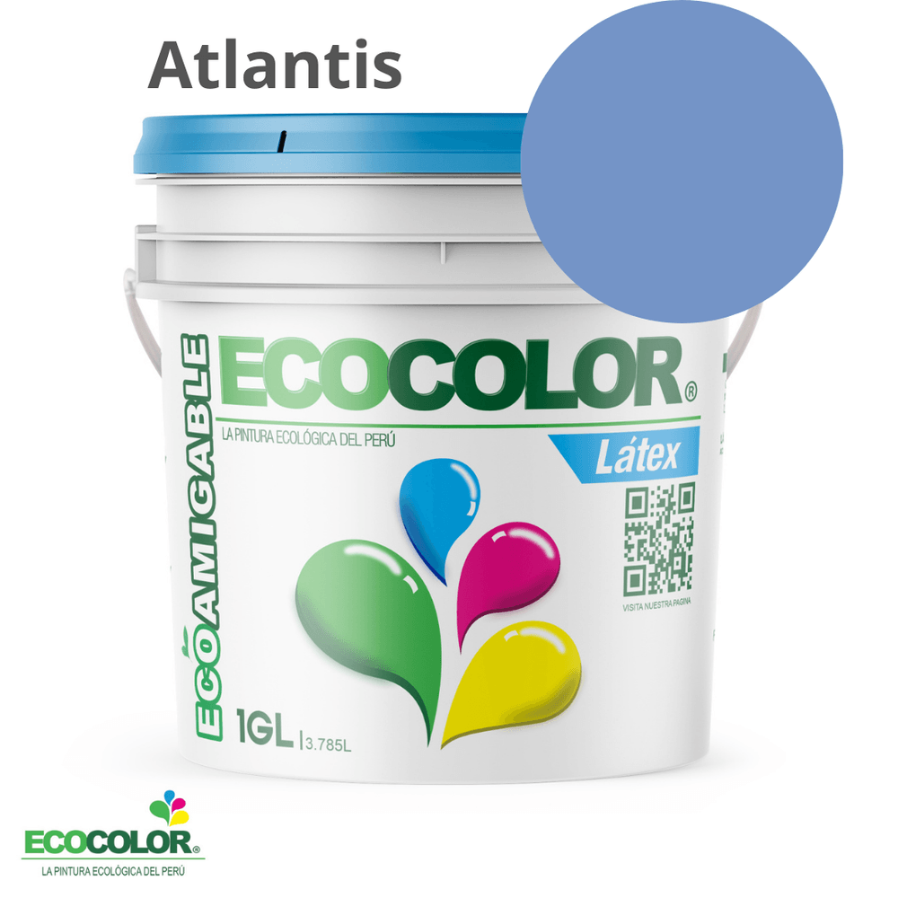 Pintura Ecológica LATEX 1 Galón Atlantis