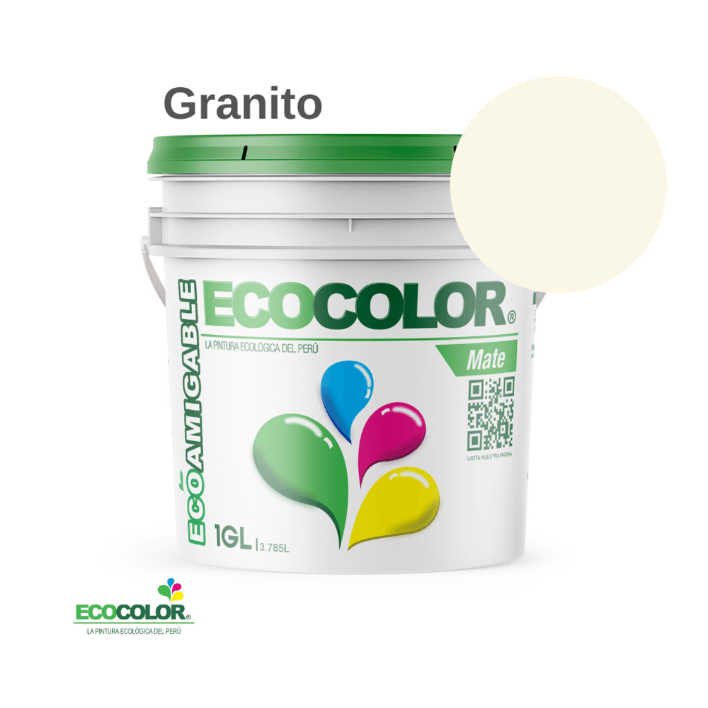 Pintura Ecológica MATE 1 Galón Granito