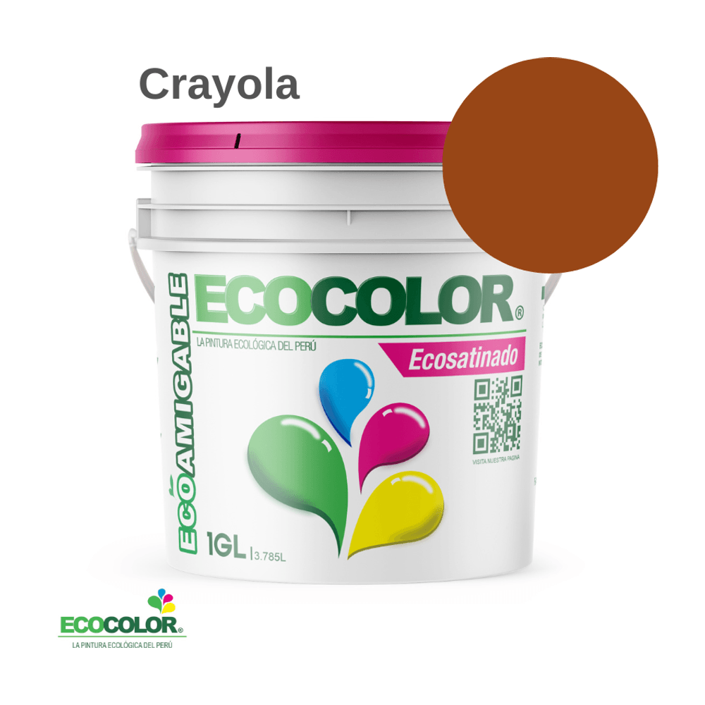 Pintura Ecológica ECOSATINADO 1 Galón Crayola