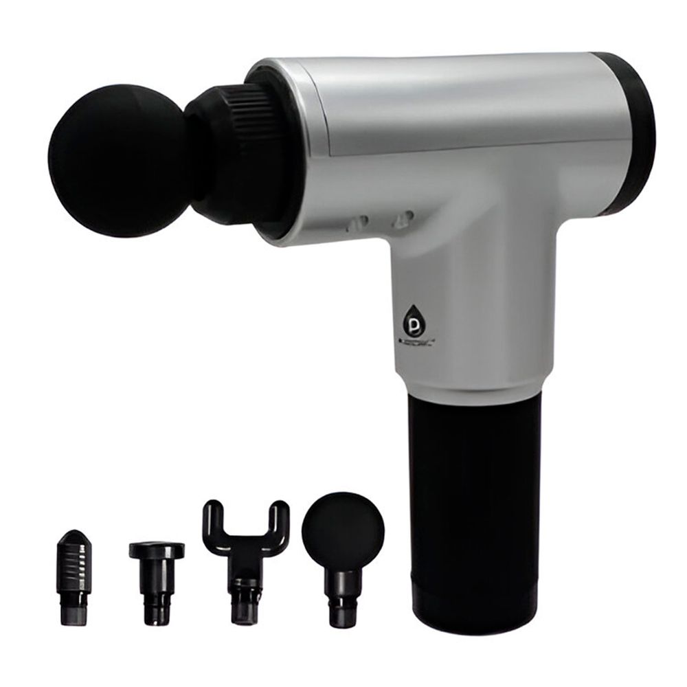 Masajeador Facial Gun Eléctrico Portátil | Gris