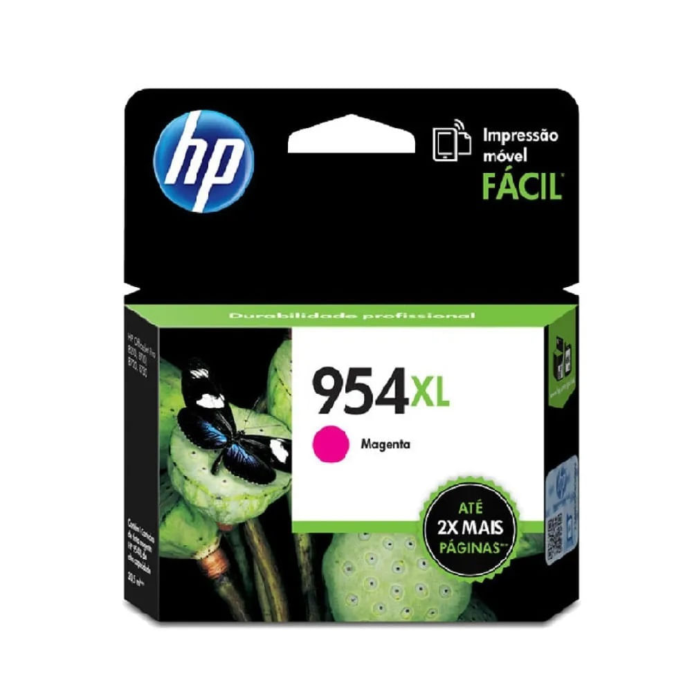 Cartucho de Tinta HP 954XL Magenta L0S65AL Original