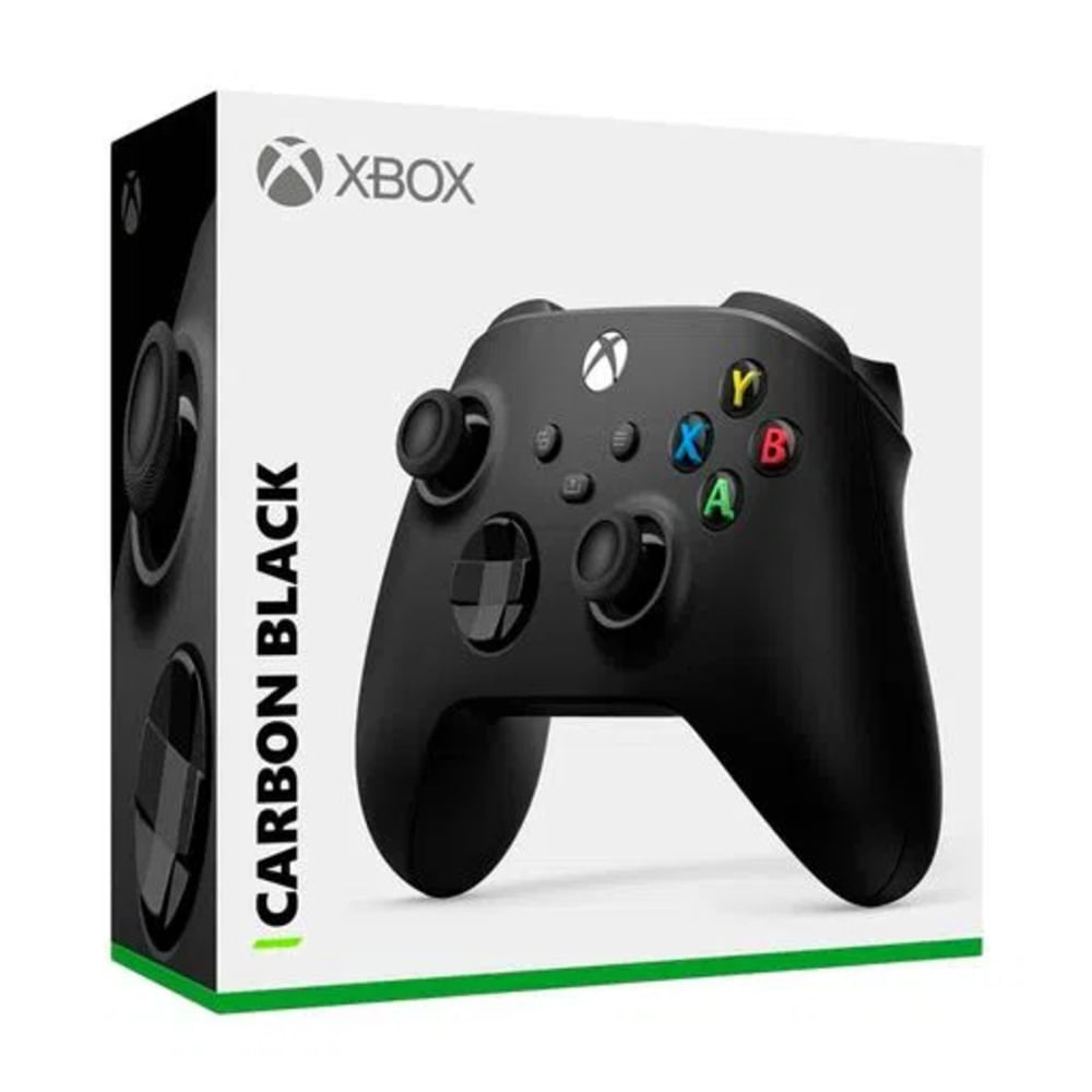 Mando Control Xbox Wireless Negro - Carbon Black Series X, One, One S y Windows 10 PC