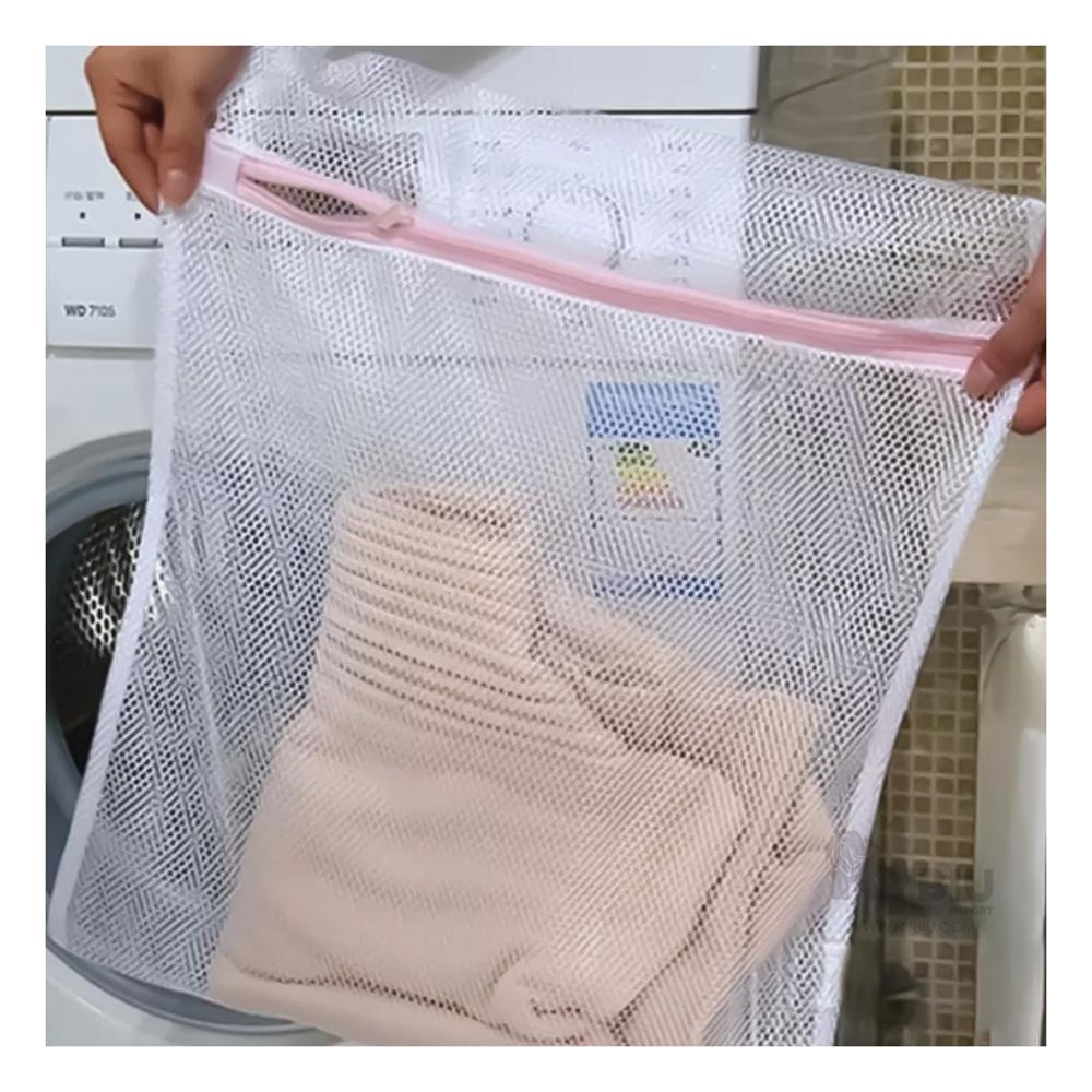 Bolsa para Lavar Ropa Delicada sin Maltratar Color Blanco