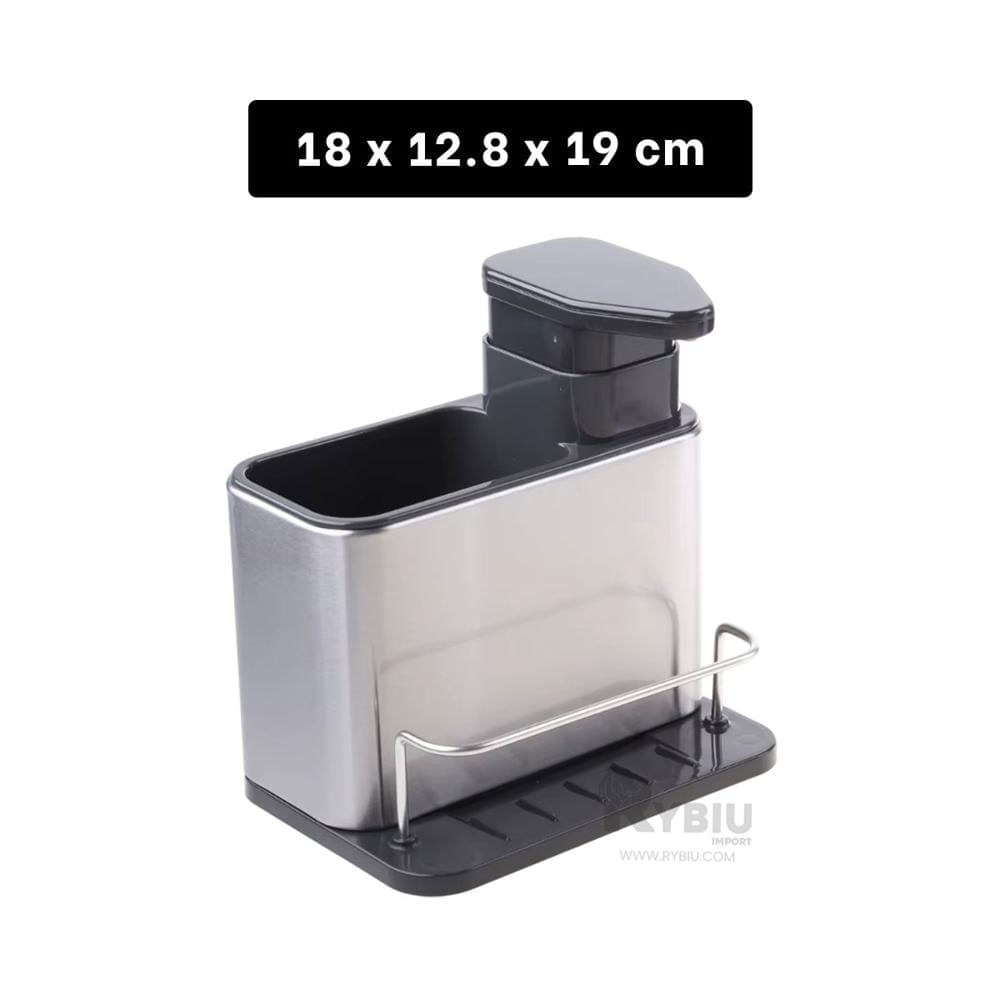 Organizador con Dispensador Negro Y+Regalo Ligas para Peinar