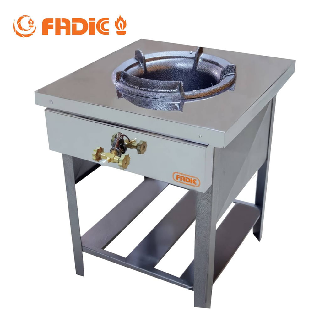 Cocina Semi Industrial Fadic 1 Hornilla Fogón con Regulador