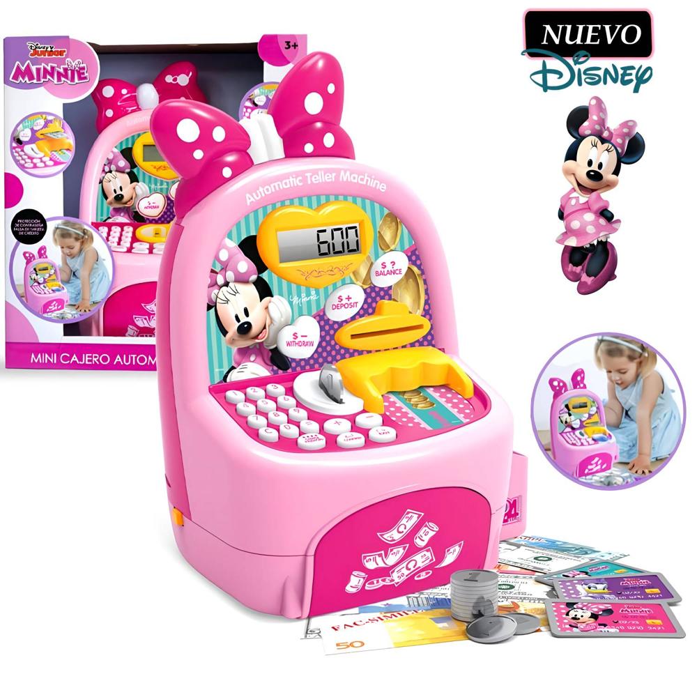 Juguete Mini Cajero Automático De Minnie Mouse Oechsle