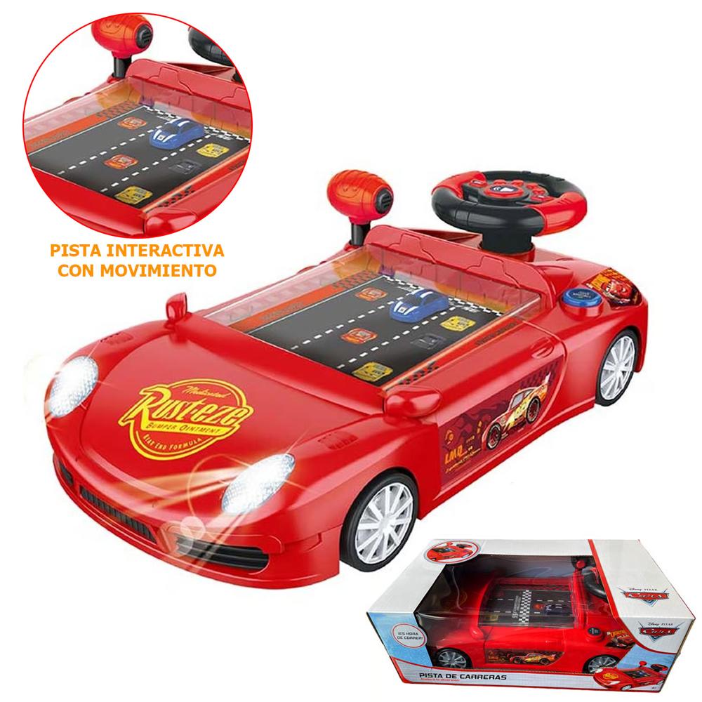 Carro Auto de Carrera Consola CARS con Luces y Sonido Oechsle