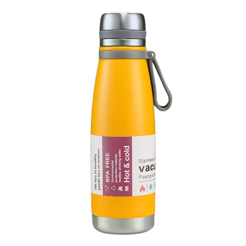 Termo Tomatodo de Acero Inoxidable con Filtro Para Té de 800 Ml Color Amarillo