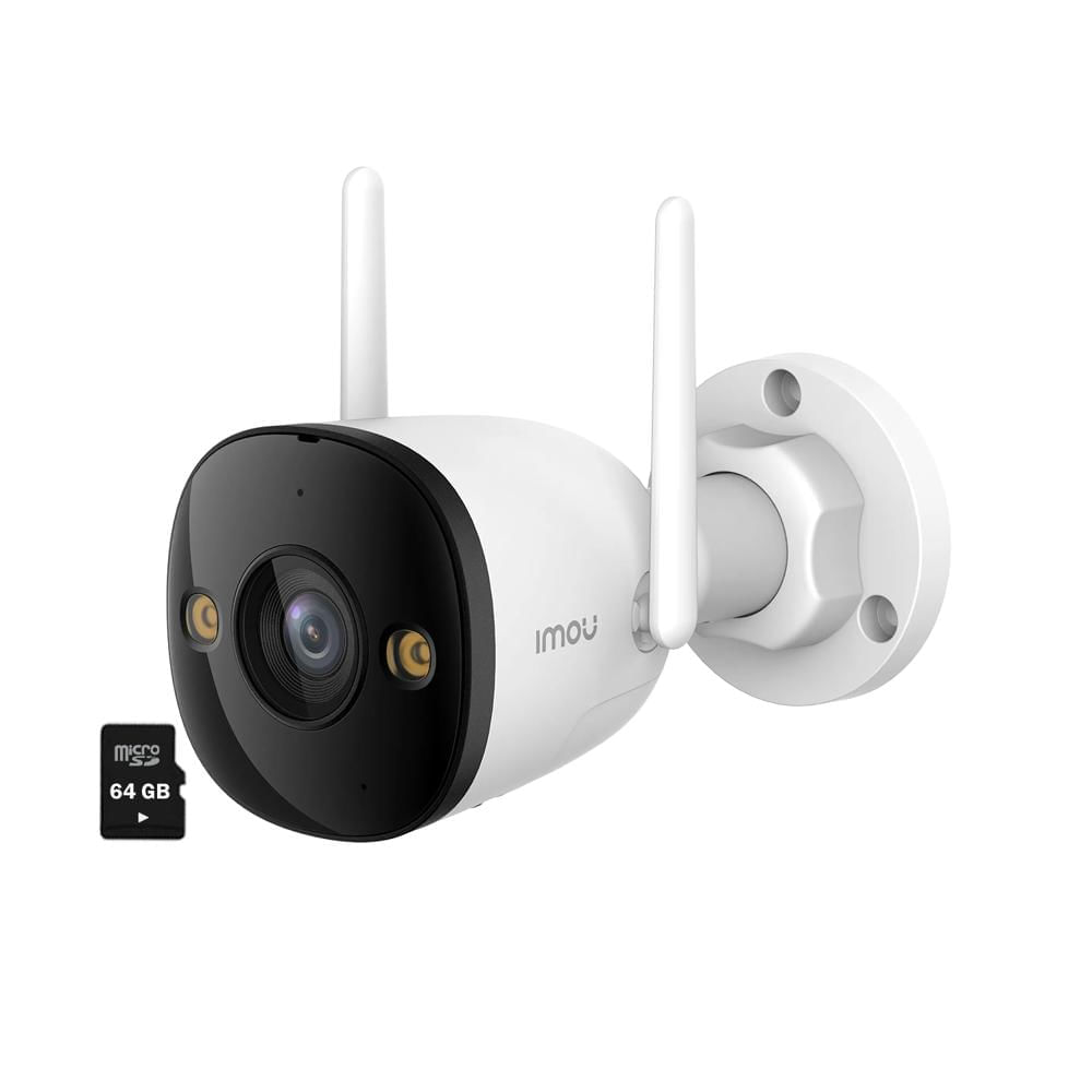Cámara Vigilancia WiFi BULLET 3 5MP 3K Audio Doble vía IP67 SD 64GB