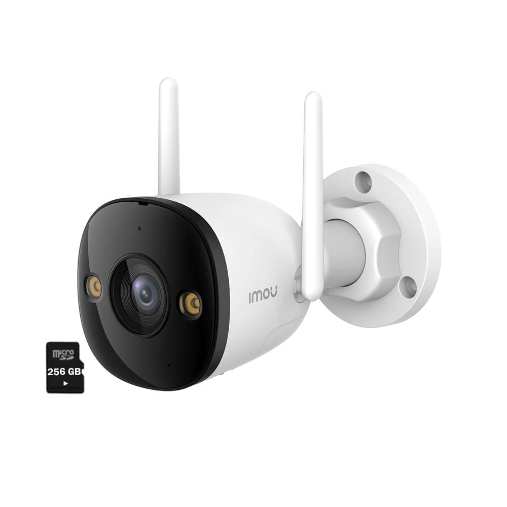 Cámara Vigilancia WiFi BULLET 3 5MP 3K Audio Doble vía IP67 SD 256GB