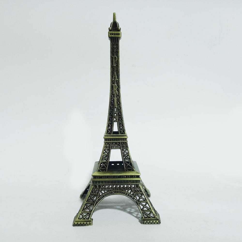 Adorno Metal Francia Torre Eiffel 18cm