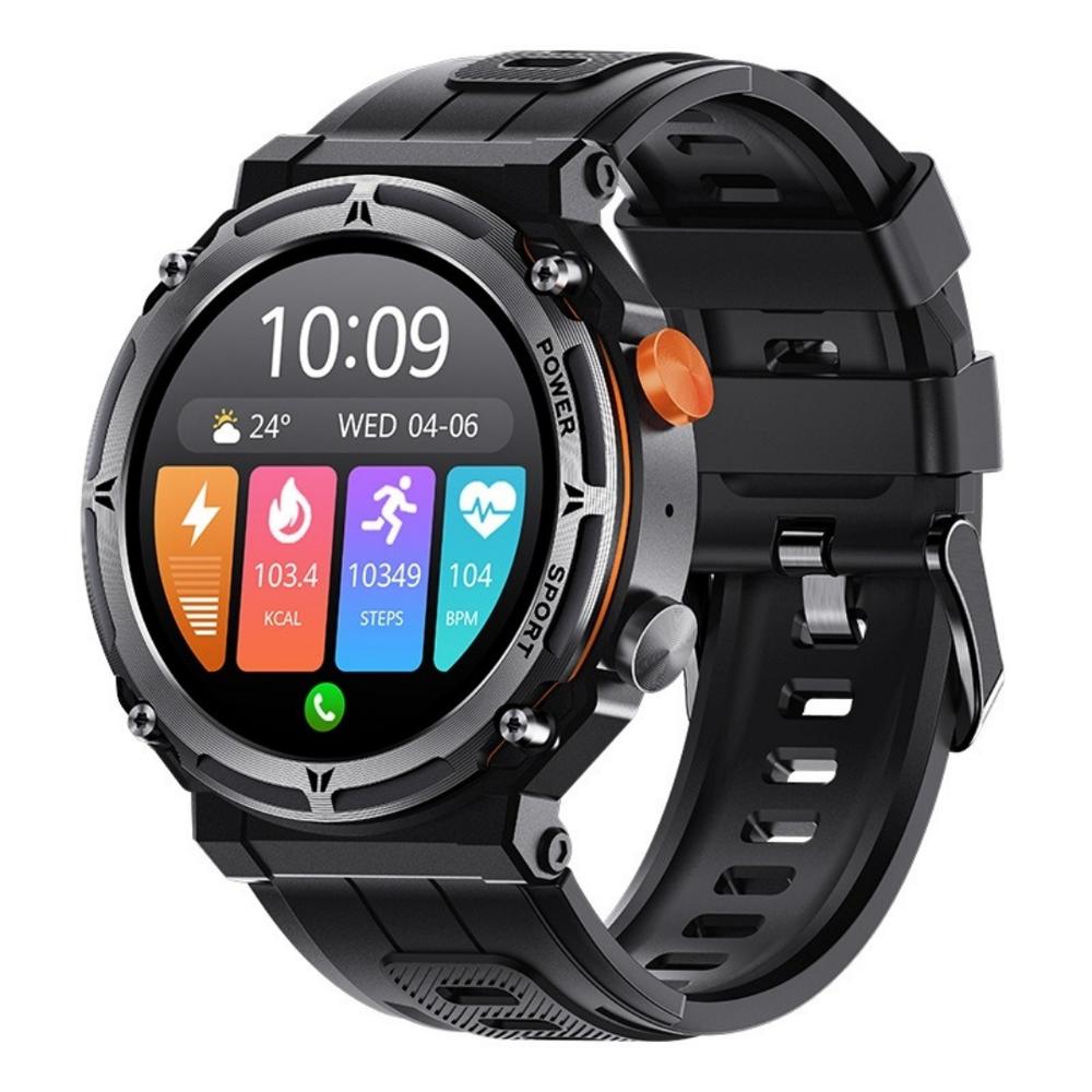 C21 Pro Smartwatch resistente para exteriores con llamadas Bluetooth, frecuencia cardíaca y deporte