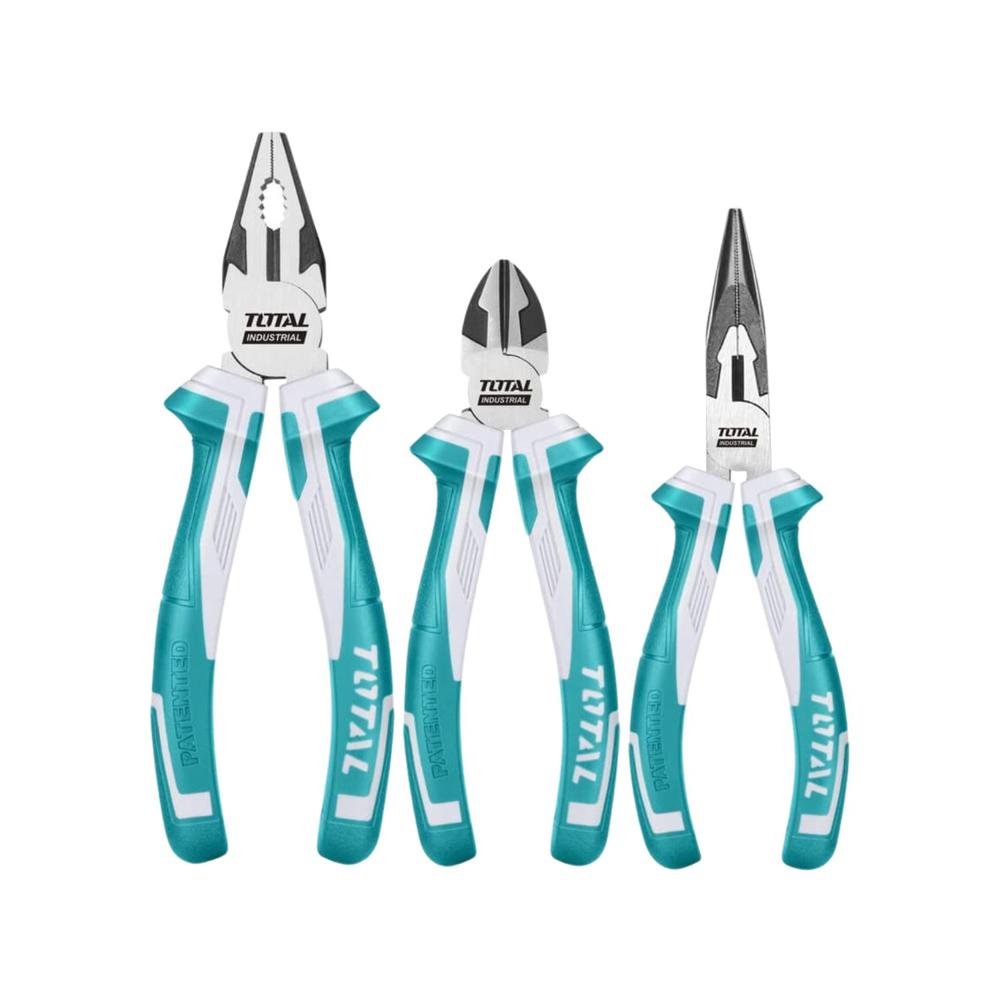 Set de 3 Alicates Industrial Total THT2K0301