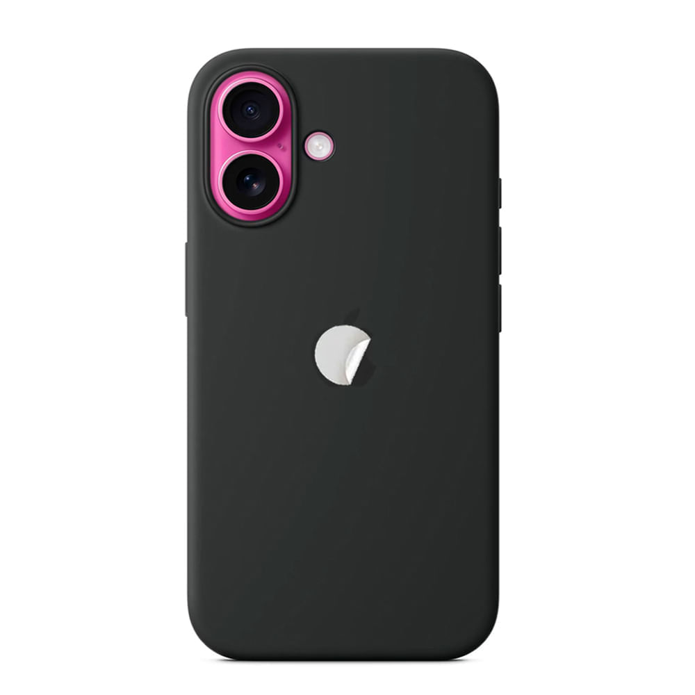 Funda Silicone Case para iPhone 16 Negro