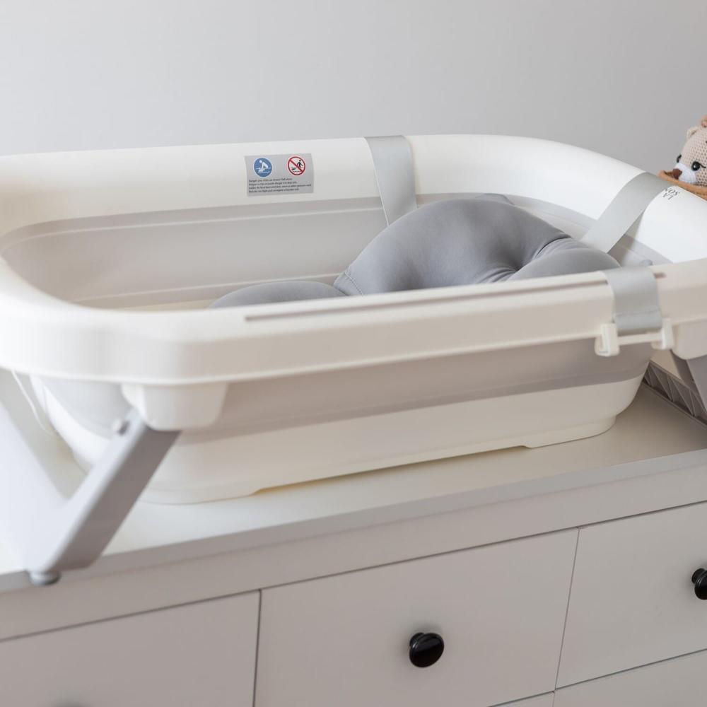 Bañera Plegable Infantil La Sonaja Splash ConTtermómetro Y Almohada