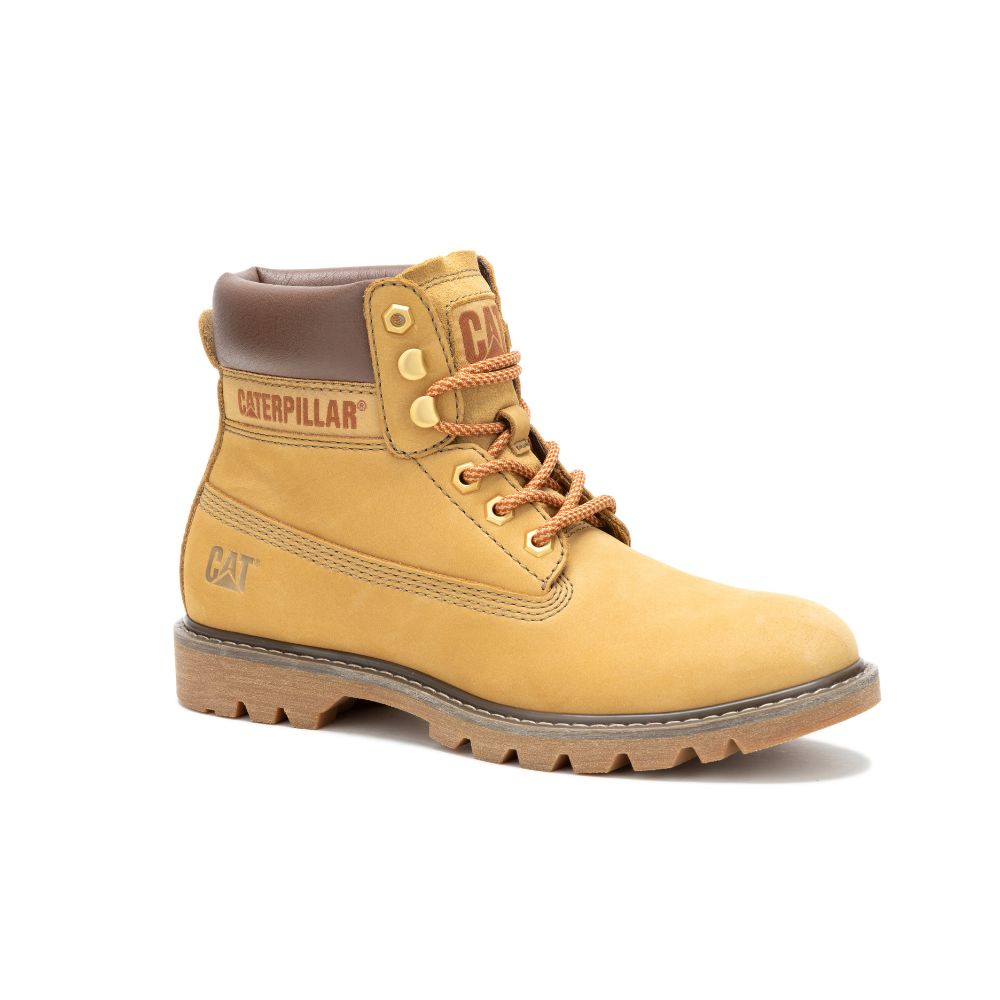 Mujer Botas Cat Largas Botines Carlie Casual Color Caramelo Para