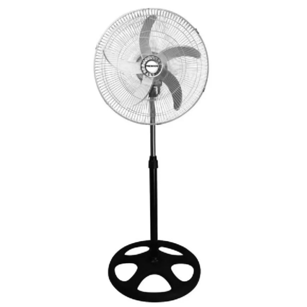 Ventilador Premier de 5 Aspas Plateado 160watts