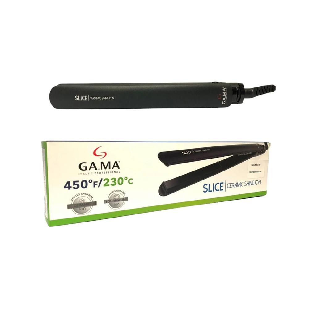 Alisadora Gama Slice 2737 Ceramic ion tourmaline 230ºC placas 120x25mm
