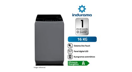 Lavadora Indurama LRI-16DGR