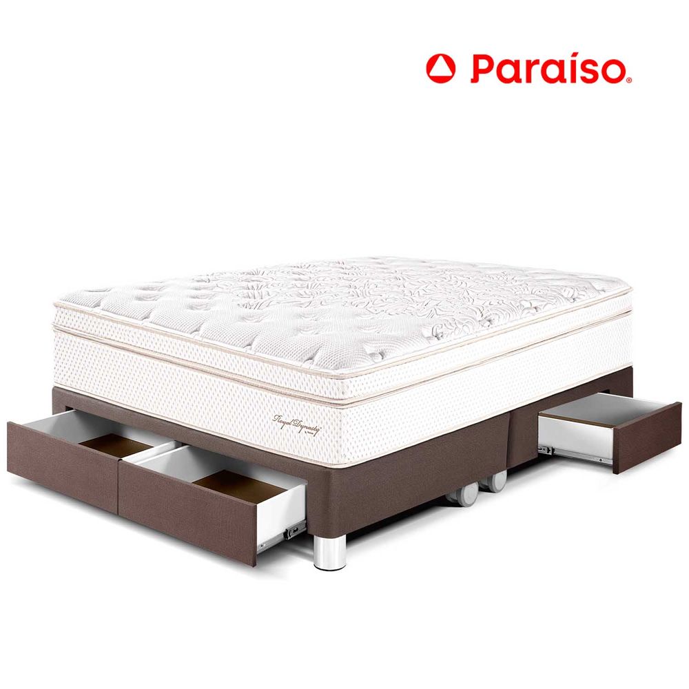 Cama Royal Dynasty Cajones Queen Chocolate