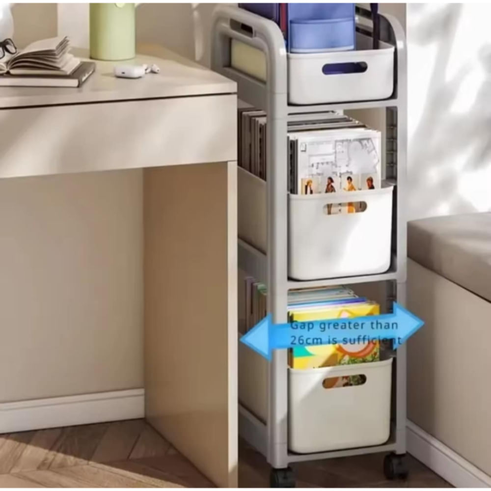 Carrito Organizador de Cocina y Almacenamiento Multifuncion de Hogar