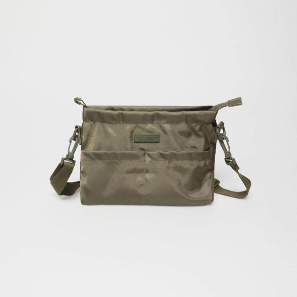 Bolso Mediano Nylon Sfera Hombre Kaki