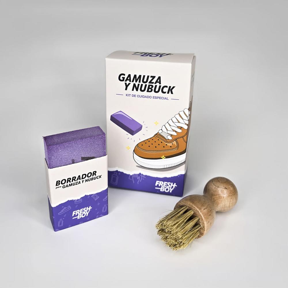 Kit para Gamuza Nubuck - Fresh Boy - Kit para lavado en Seco