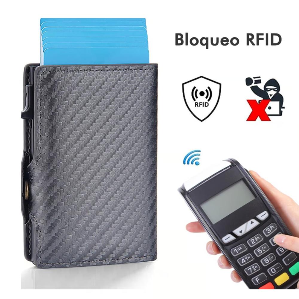 Billetera Elegante Nexus One Bloqueo contra lecturas RFID