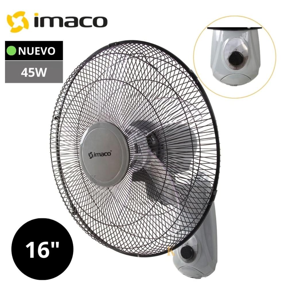 Ventilador Imaco de Pared de 16 Pulgadas con 5 Aspas Acrílicas