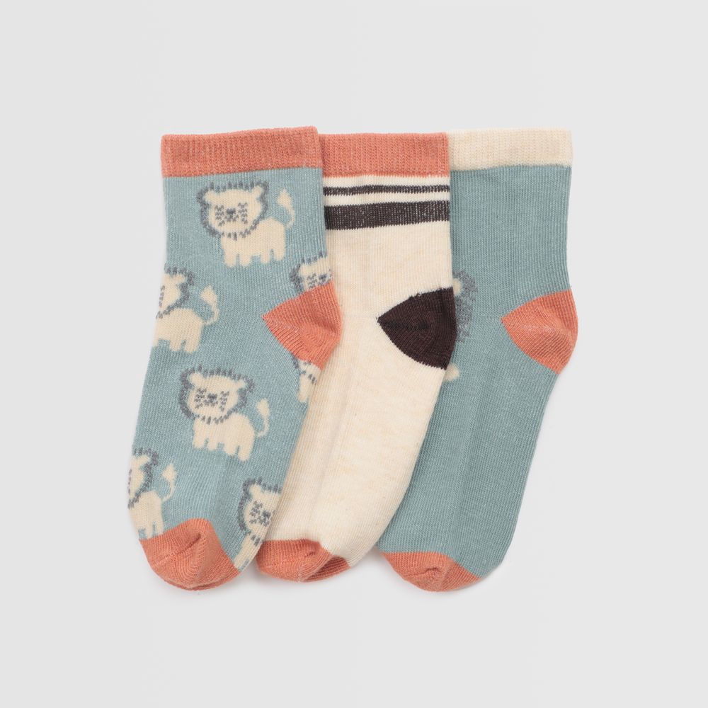 Pack X3 Medias Para Recien Nacido Baby Circus Lyon