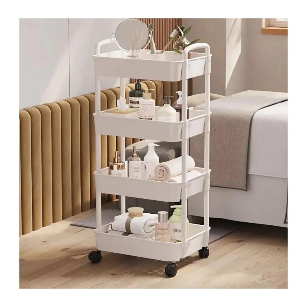 Carrito Organizador con Ruedas para Cocina  Sala Dormitorio  | 4 niveles