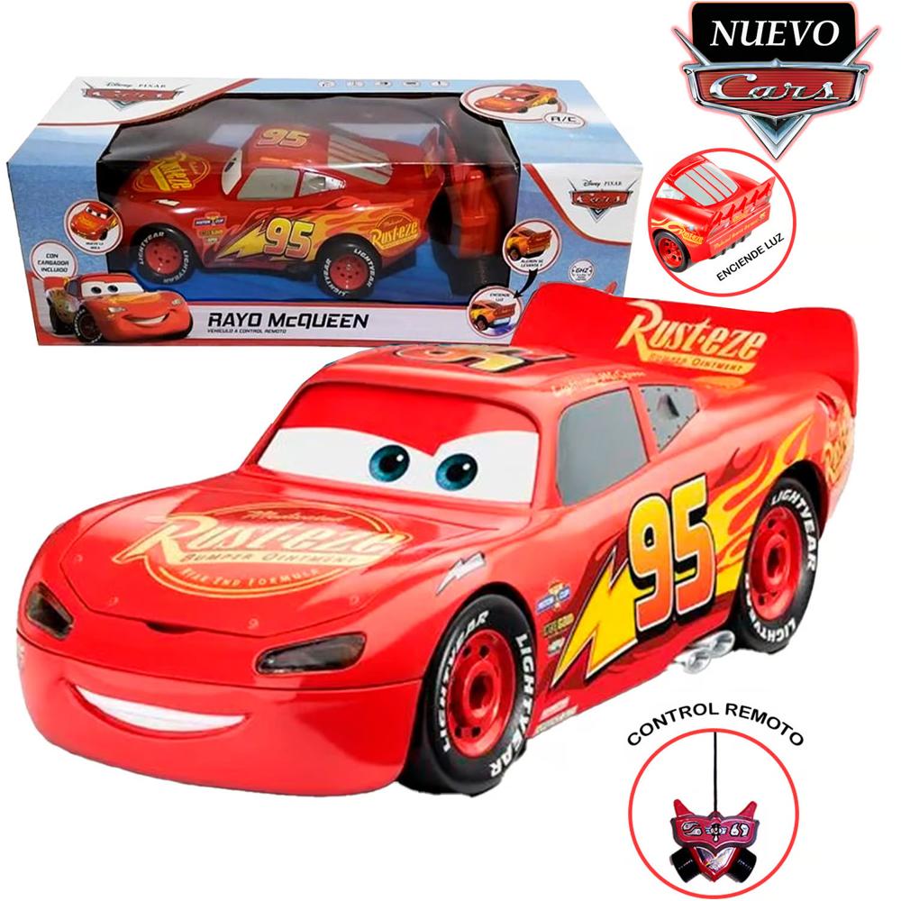 Juguete Vehículo cars Rayo McQueen con Control Remoto Oechsle