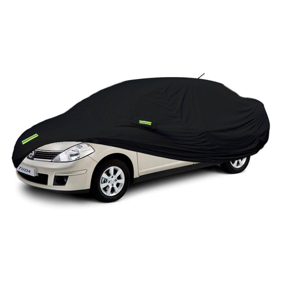 Cobertor Protector Exclusivo para NISSAN TIIDA SEDAN NEGRO-Protección Superior contra Clima Extremo