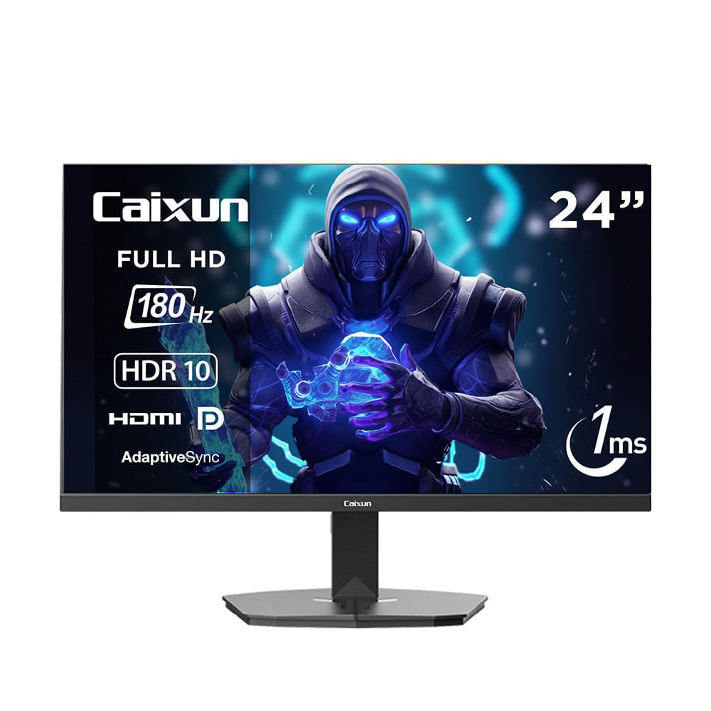 Monitor Caixun 24"" C24F4F Gamer Plana Full HD Panel IPS 165Hz 1ms