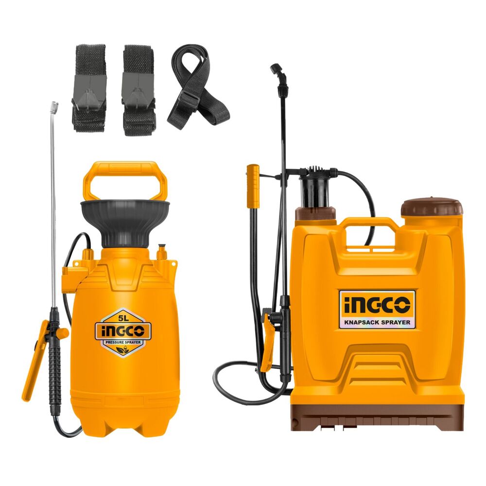 Mochila Fumigadora 20 Litros + Fumigador 5 Litros Ingco HSPP42002-HSPP30502