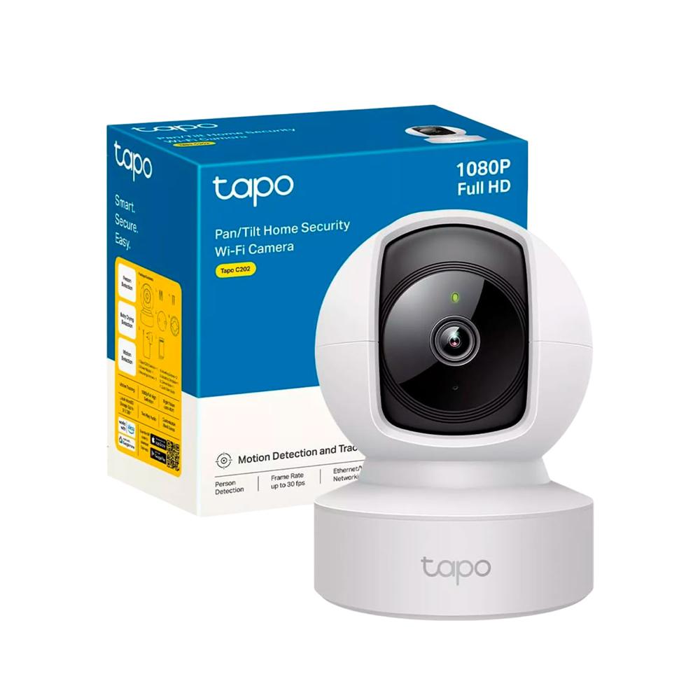Cámara Seguridad Tp-Link Tapo C202 Full HD Sonido Bidireccional 360 Alarma Luz