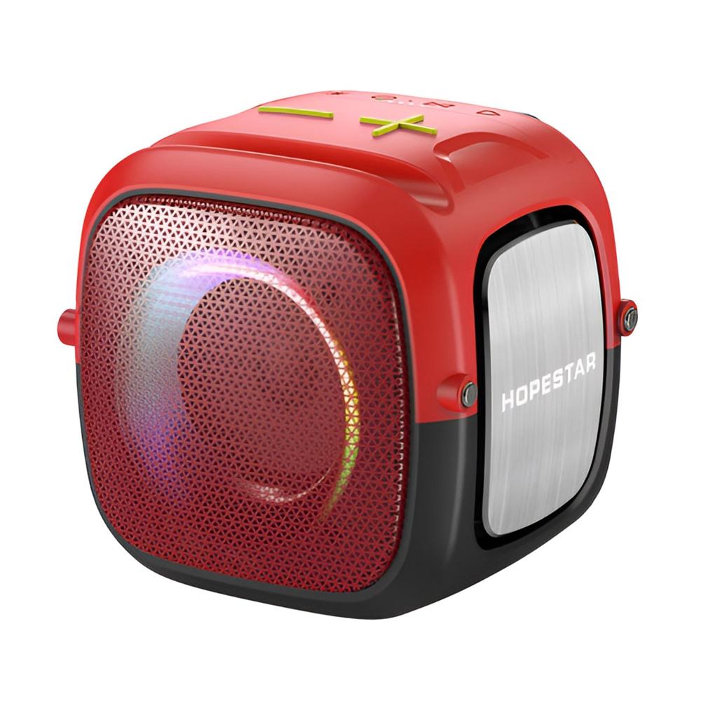 Parlante Inalámbrico Hopestar Party One Mini Bluetooth - Rojo - Oechsle