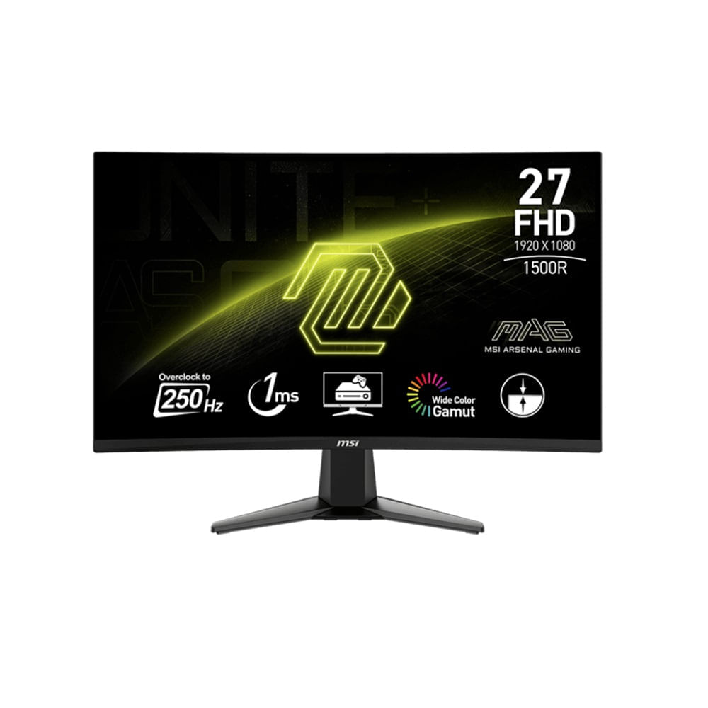 Monitor CURVO MSI MAG-27C6X 27 Pulgadas FHD VA 250 Hz 1 ms HDMI DP