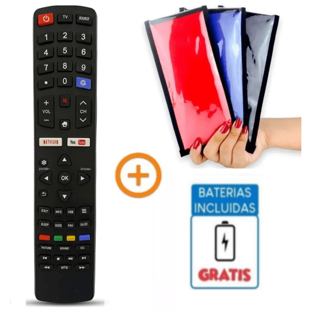 Control Remoto Daewo Para tv Smart Nuevo + Funda