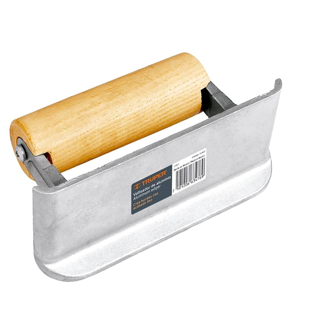 Bruña de canto volteador de aluminio-Truper