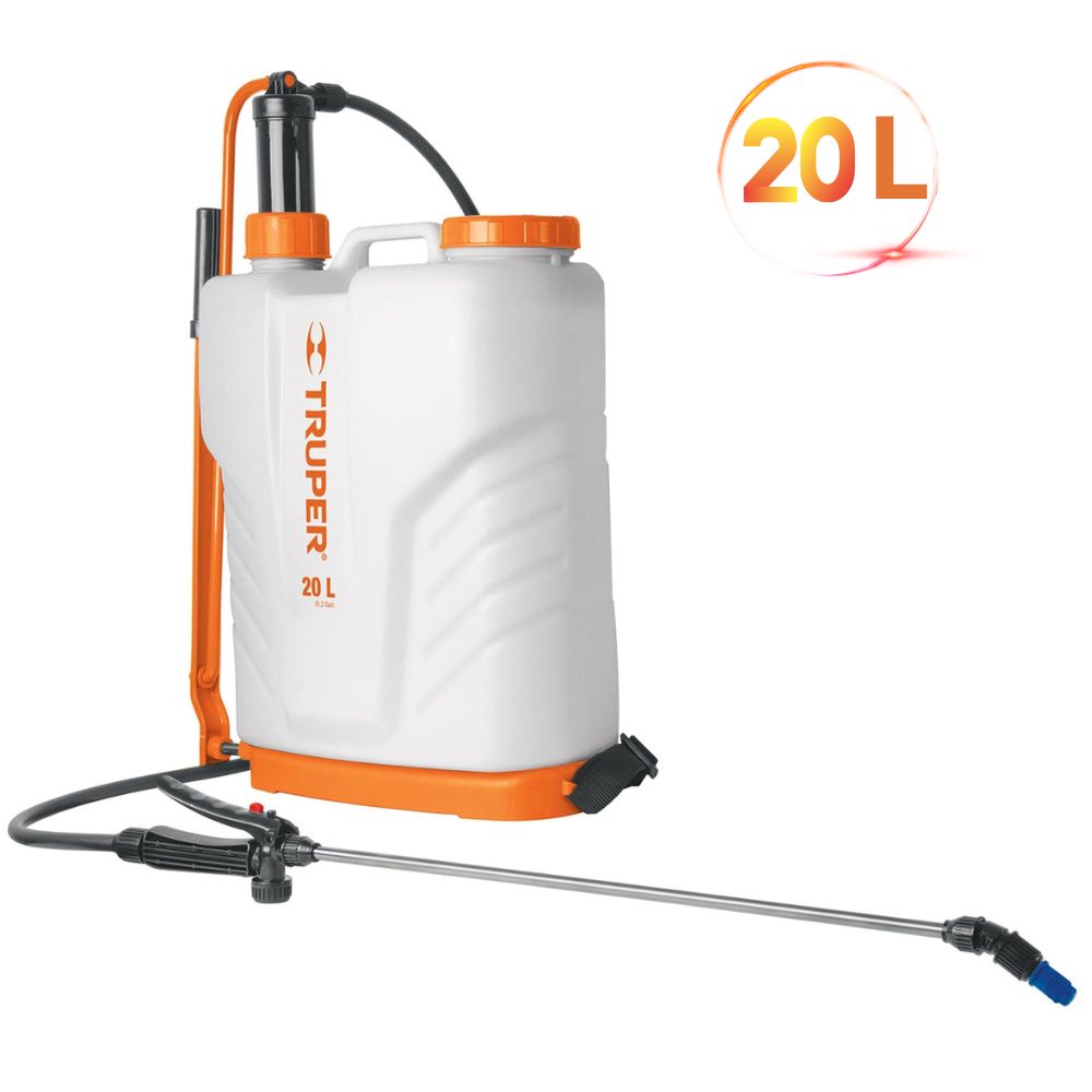 Fumigador de 20 L manual de mochila (5.2 Gal), Truper 14193
