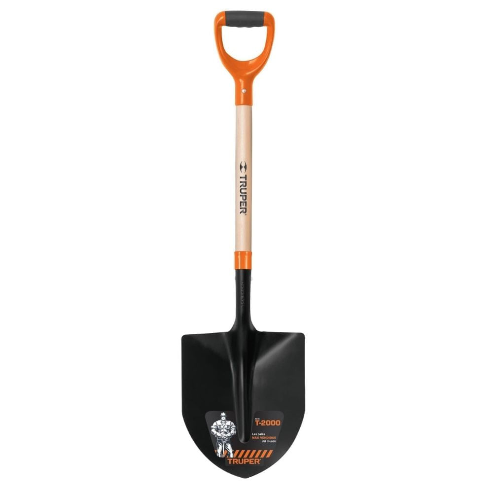 Lampa Cuchara Pala Mango de madera truper