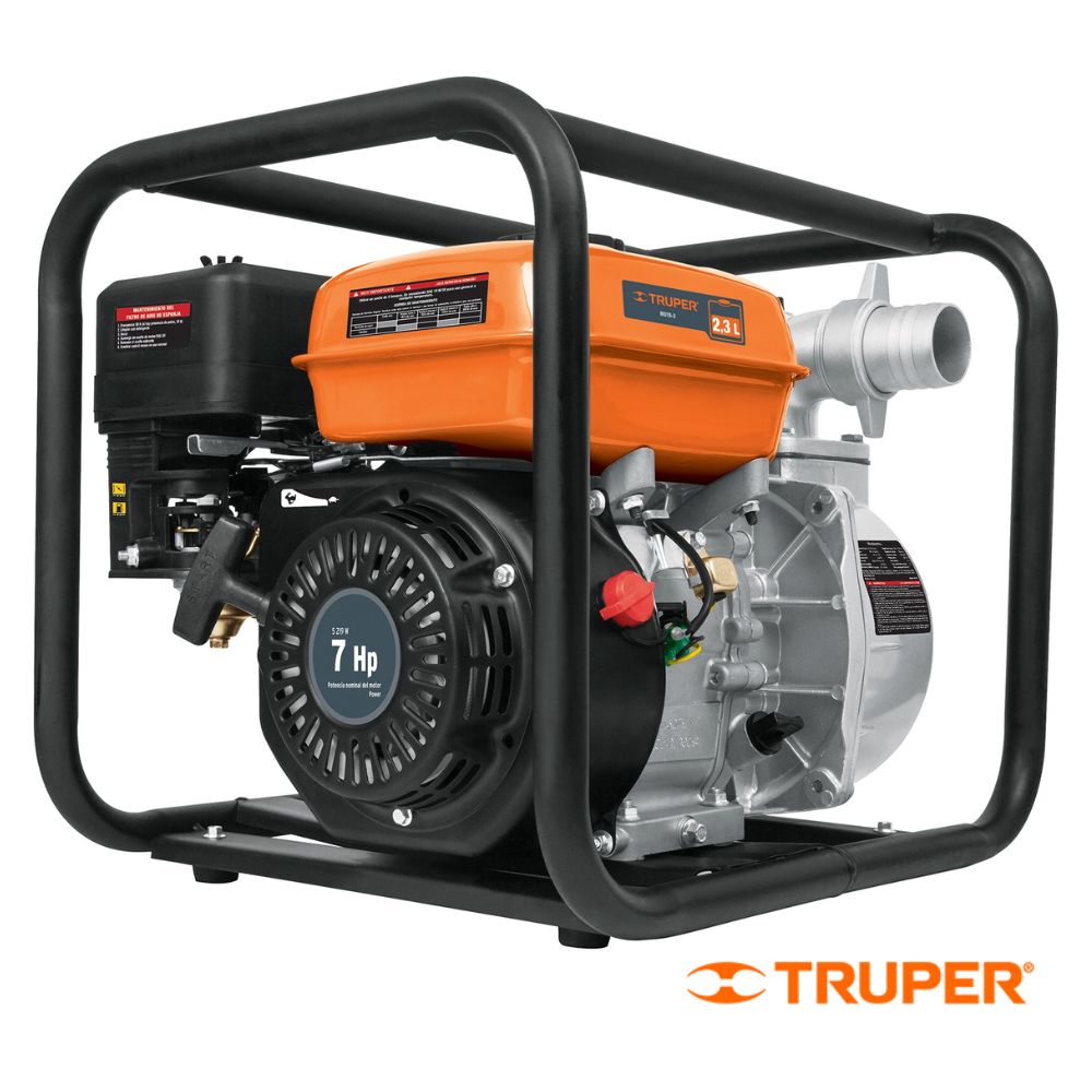 Motobomba autocebante a gasolina 7 HP salida 2" , Truper