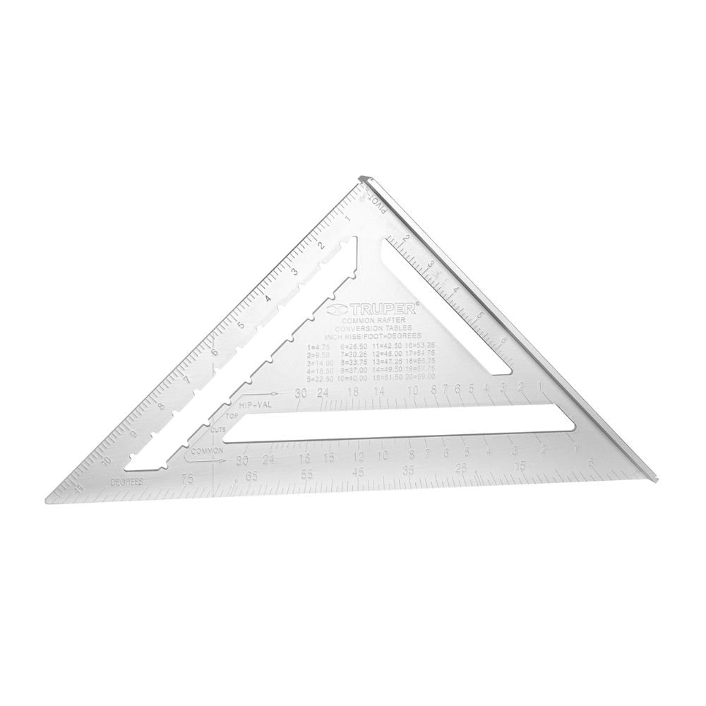 Escuadra aluminio para drywall muros 12 pulgadas Truper