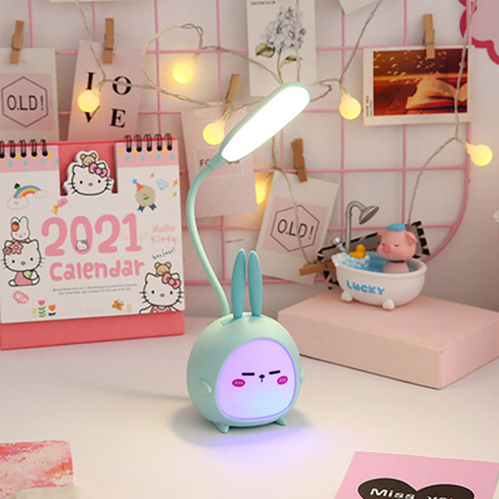 Lámpara de Escritorio Kawaii Plegable - Verde