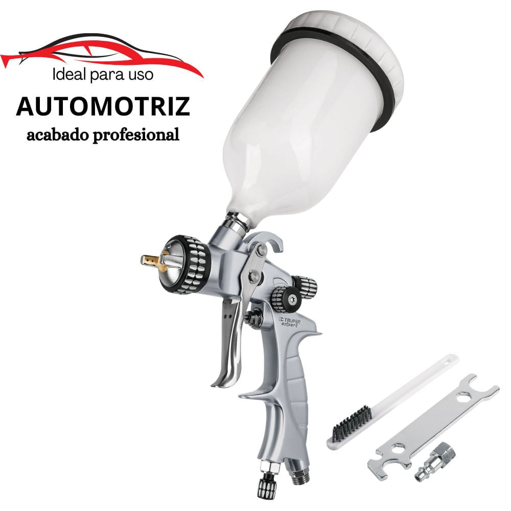 Pistola para pintar uso AUTOMOTRIZ acabado profesional Truper